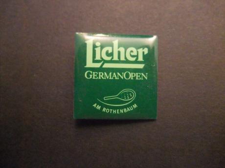 Licher Bier sponsor German open tennistoernooi